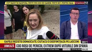 Victor Ciutacu, despre Elena Lasconi: „Se vrea Traian Băsescu în fustă”