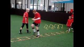 Football training by David Sullivan of Stockport Football Academy Football training - Video 3