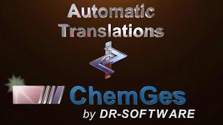 Automatic translations in Chemges; by DR-Software