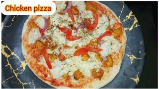 Chicken pizza Recipe || How To Make Chicken pizza Recipe At Home || Pizza Recipe#tastycooking