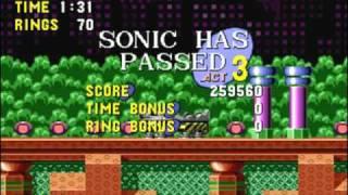 MD Longplay - Sonic The Hedgehog -all Chaos Emeralds