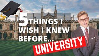 5 Things I Wish I Knew Before Starting University *Career Advice*