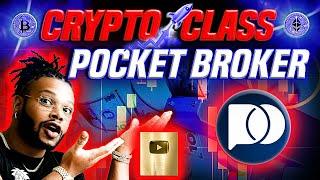  CRYPTO CLASS: POCKET BROKER | TRADE ON SHARES | COMPETITIVE TRADING CONDITIONS | GLOBAL MARKETS