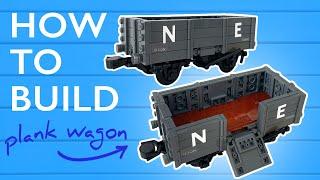 LEGO Train MOC | Tutorial | Plank Wagon