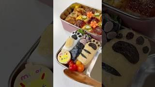 ASMRMake Meow Bento with Me#asmr #lunchbox