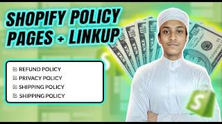 How to create policy pages and linkup to header or footer in Shopify 2024 | Learn With Toufic Ahmed