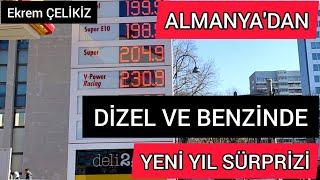 Almanya'dan Dizel ve Benzinde Yeni Yıl Sürprizi