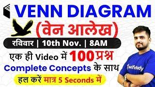 Complete Venn Diagram by Deepak Sir | एक ही Video में 100 Questions