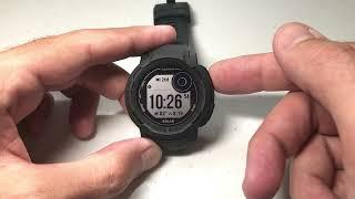 Garmin Instinct 2 | Change Lane Value (Track Run Activity)