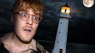 Overnight in an EXTREMELY Haunted Lighthouse (DARE YOU TO WATCH AT NIGHT)