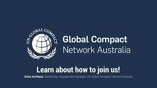 How to join the UN Global Compact Network - Virtual Open House 2023