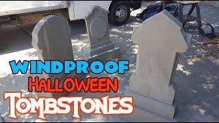 Sturdy Halloween Tombstones  Heavy Duty DIY Plywood Decorations