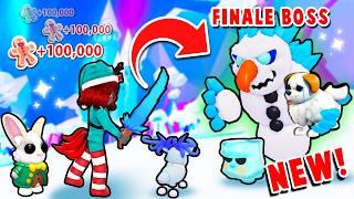 FROST CLAWS REVENGE FINAL LEVEL Adopt Me Christmas UPDATE (WEEK 4)