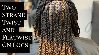 Loc Two Strand Twist and flattwist