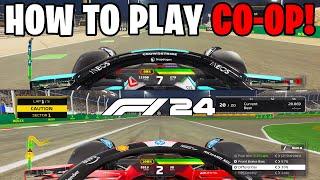 HOW TO PLAY SPLIT SCREEN IN F1 24 (CO-OP TUTORIAL)