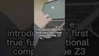 first computer in the world Z3 Konrad Zuse #shorts