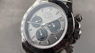 Rolex Daytona "Steel" Dial 116509 - White Gold Daytona Hands-On Review