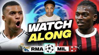 Real Madrid vs AC Milan LIVE | Champions League Watch Along | Highlights & Match Reaction ️