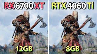 RX 6700 XT vs RTX 4060 Ti - Test in 10 Games + DLSS 3 & FSR 3.1 Frame Generation