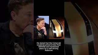 Elon Musk Hypes New Tesla Self-Driving Cybercab & Robovan #artificialintelligence#teslacars#elonmusk