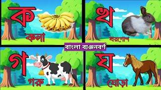 বাংলা বর্ণমালা ক খ গ ঘ ঙ চ ছ জ ঝ ঞ ট ঠ ড ঢ ণ ত থ দ ধ ন প ফ ব  ka Kha ga gha bangla banjonborno @SkyM