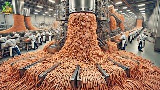 How Millions of Sausages Are Made in a Factory | Sausages Factory Process