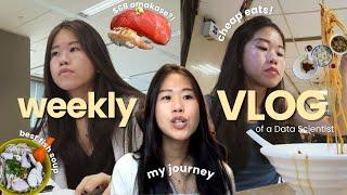 Life of a Data Scientist | how I became a data scientist | a realistic work week vlog