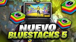 NUEVO BLUESTACKS 5 PARA PC GAMA BAJA 2024Como DESCARGAR FREE FIRE En BLUESTACKS 5 Sin LAG