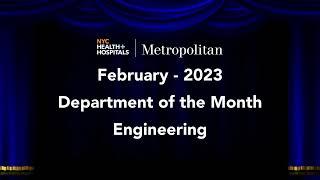 NYC Health + Hospitals/Metropolitan February 2023 Department and Employees of the Month!