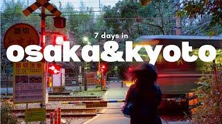 a week in kyoto & osaka  dotonbori, arashiyama, rilakkuma cafe, miffy, ghibli, + what i eat