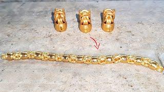 How gold bracelet is made | gold chain making | gold chain bracelet