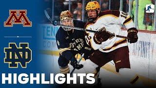 Minnesota vs Notre Dame | NCAA College Hockey | Highlights - March 08, 2025