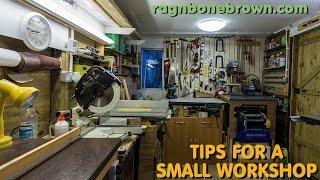 5 Tips For A Small Wood Workshop - making the most of your space