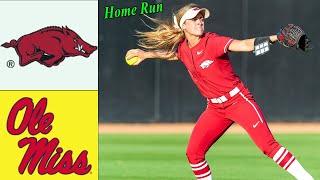 Arkansas Razorbacks vs Ole Miss Rebels Full Game 1-3 | May 23, 2025 | College Softball Championship