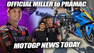 EVERYONE SHOCKED OFFICIAL Miller to PRAMAC 2025, Martin Shocked to Aprilia, Capirosi get Suzuki Bike