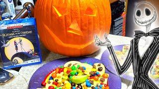 CANDY APPLE NACHOS with JACK SKELLINGTON !! Halloween 2020 Saturday Night Snack & a Movie