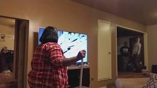 Epic broken TV prank on mom(MUST WATCH!!!! )