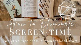 Tips for Eliminating Screen Time | How Our Family Cut Out Screens