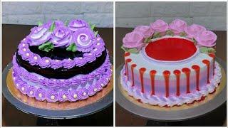 strawberry flavour | beautiful cake decoration | chocolate birthday cake