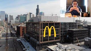 Eating at McDonald's World Headquarters in Chicago, IL!