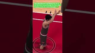 NBA 2K23 | What happens when a 7’7” player dunks! #shorts #nba2k23 #nba2k