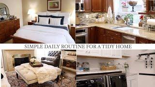 DAILY ROUTINE & HABITS FOR A TIDY HOME