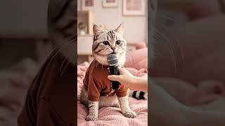 "Tiny Cat, Big Attitude!"! #cute #cat #kitten #meow #funny #shorts