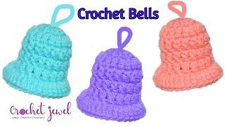 DIY Crochet Bell | Crochet Christmas Bell Ornaments For Beginners