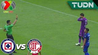 ¡MAL Y DE MALAS! Roja por MANO a Jurado | Cruz Azul 0-1 Toluca | AP2023-J2 | Liga Mx | TUDN