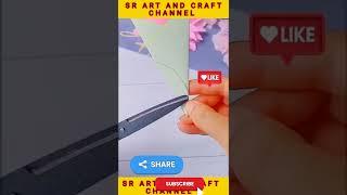 #shorts How to make #origami #flower #sr #art and #craft channel