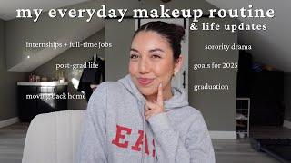 my everyday makeup routine & life updates 2025!