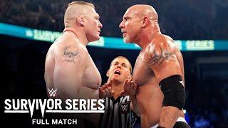 FULL MATCH - Goldberg vs. Brock Lesnar: Survivor Series 2016