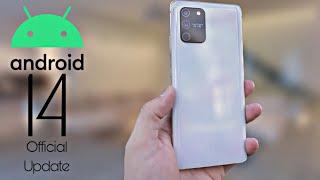 Samsung Galaxy S10 Lite Android 14 ONE UI 6.0 Update