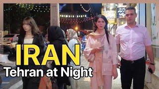 Life In The IRAN  Tehran City Nights and Street Atmosphere ایران